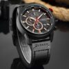 Reloj Curren Original Cuero Cronografo M8291 Negro - Cafe - Azul